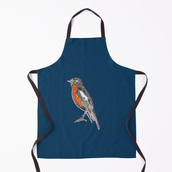 Item preview, Flame Robin White Alternate Design designed and sold by designsasstultd.