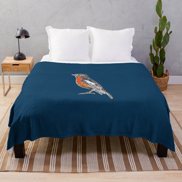 Item preview, Flame Robin White Alternate Design designed and sold by designsasstultd.