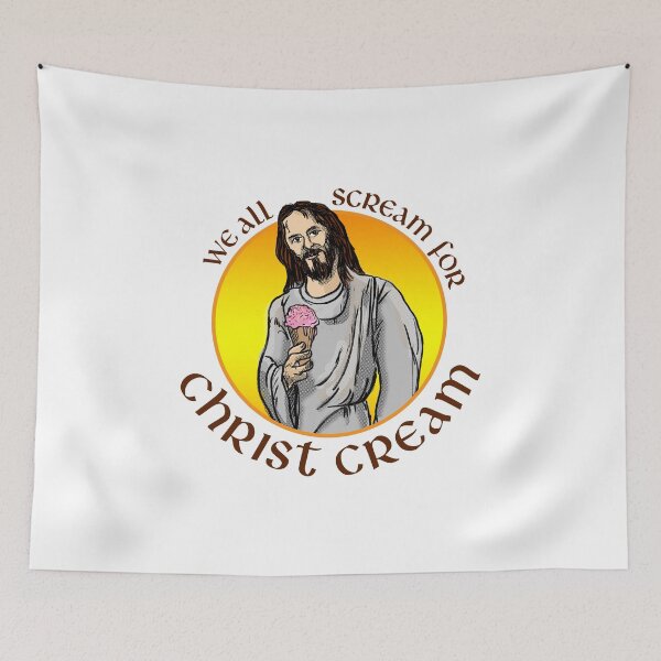 Item preview, We All Scream For Christ Cream designed and sold by joshpincus.