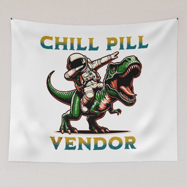 Item preview, Dabbing Astronaut Needs Chill Pills (Rex Not Included) designed and sold by CyberWindow.