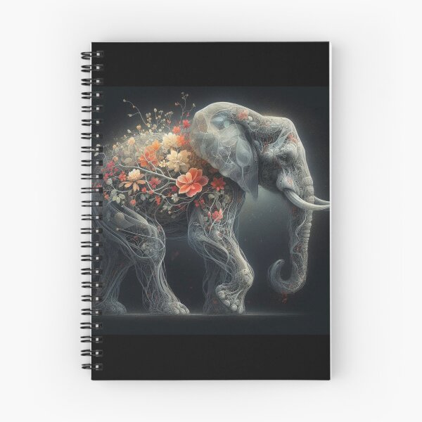 Item preview, Enchanted Florafauna Elephant - A Tapestry of Nature’s Wonders designed and sold by MiszungART.