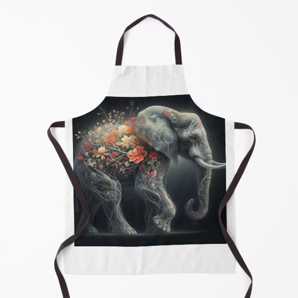 Item preview, Enchanted Florafauna Elephant - A Tapestry of Nature’s Wonders designed and sold by MiszungART.