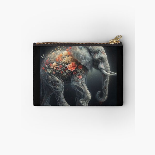 Item preview, Enchanted Florafauna Elephant - A Tapestry of Nature’s Wonders designed and sold by MiszungART.