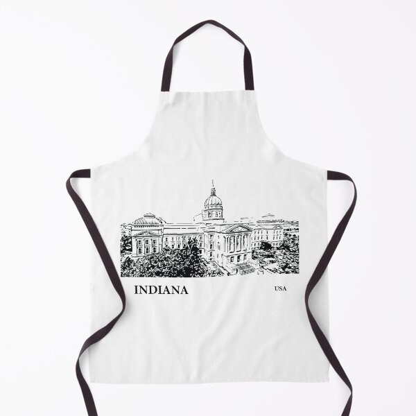 Item preview, Indiana State USA designed and sold by Lakeric Cityscapes.