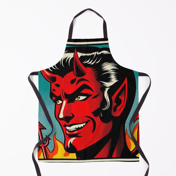 Item preview, smiling devil Vince ray inspired cute kustom kulture funny designed and sold by blackdoggdesign.