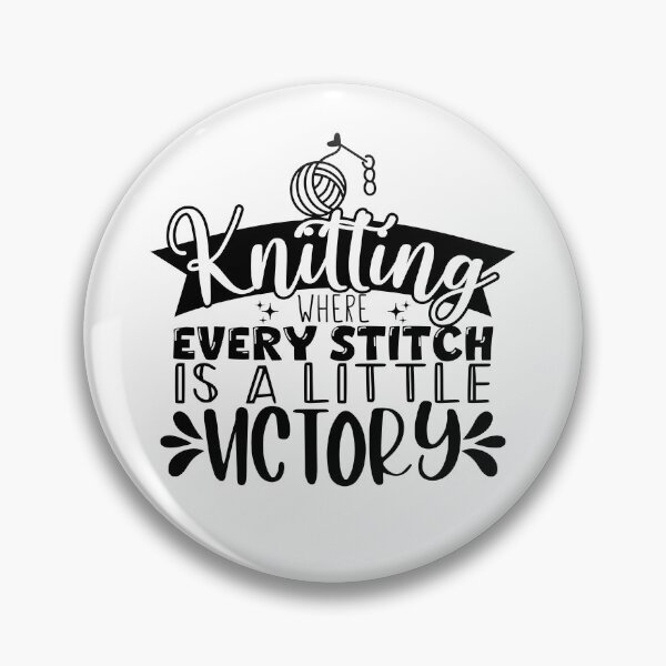 Item preview, Every Stitch Is A Little Victory! Crochet, Yarn, Knitting designed and sold by smalldesignbox.