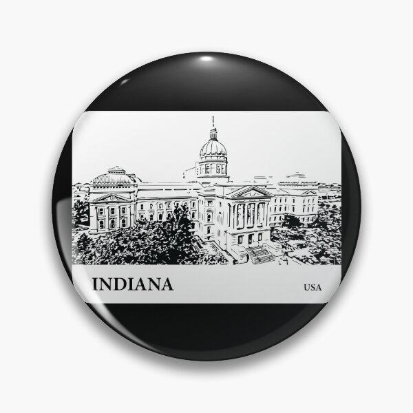 Artikelvorschau, Bundesstaat Indiana, USA entworfen und verkauft von Lakeric.