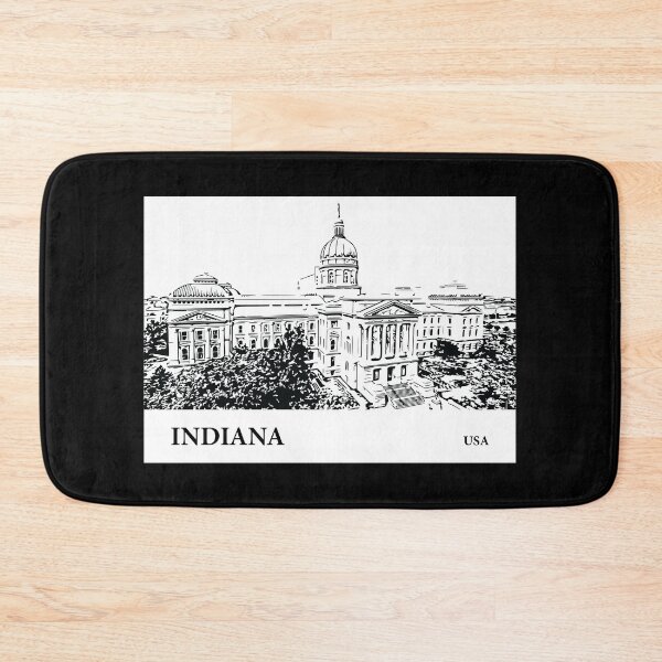 Item preview, Indiana State USA designed and sold by Lakeric Cityscapes.
