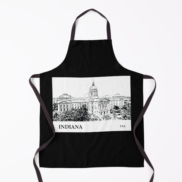 Item preview, Indiana State USA designed and sold by Lakeric Cityscapes.