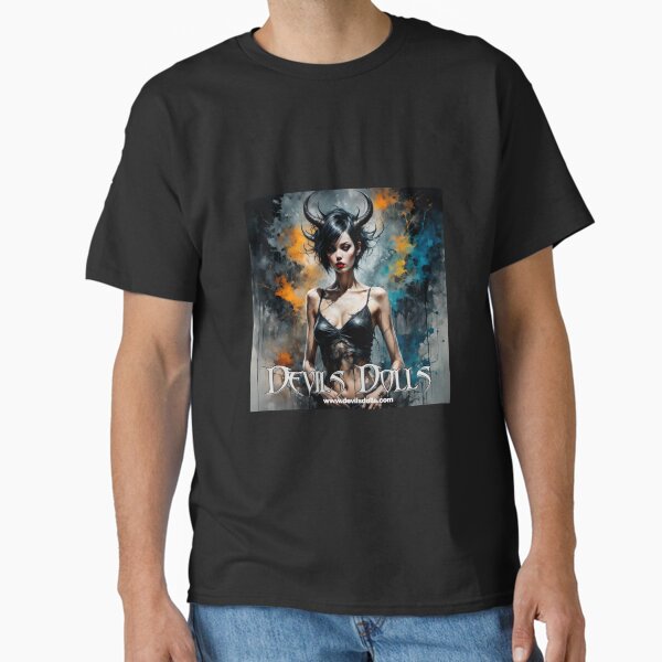 Devils Dolls - Painting babe design - 043 Classic T-Shirt