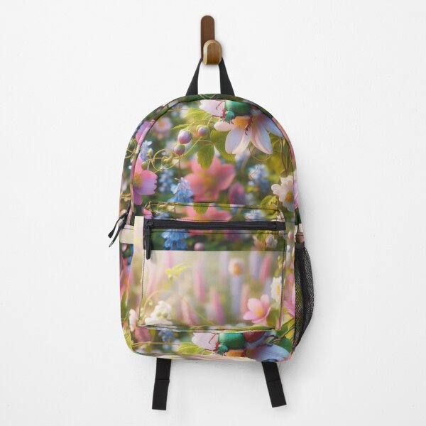 Item preview, Floral Patterns Background pink flower with may beetle designed and sold by Expressions-Sel.