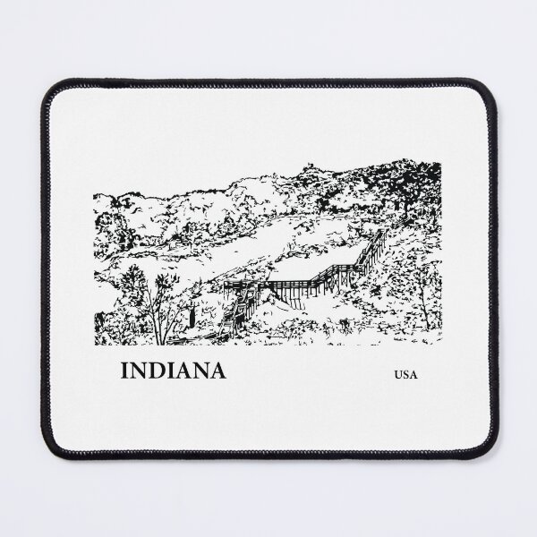 Item preview, Indiana USA designed and sold by Lakeric Cityscapes.