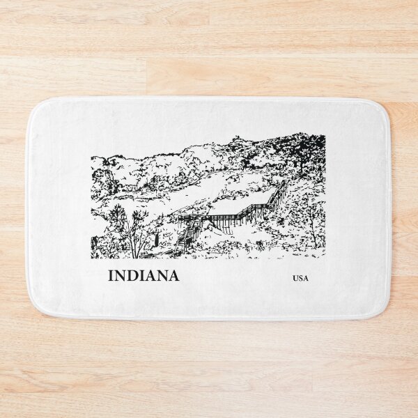 Item preview, Indiana USA designed and sold by Lakeric Cityscapes.