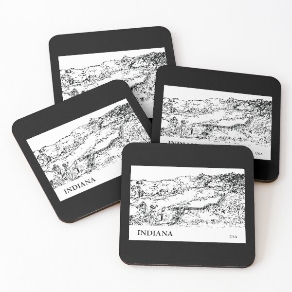 Item preview, Indiana USA designed and sold by Lakeric Cityscapes.