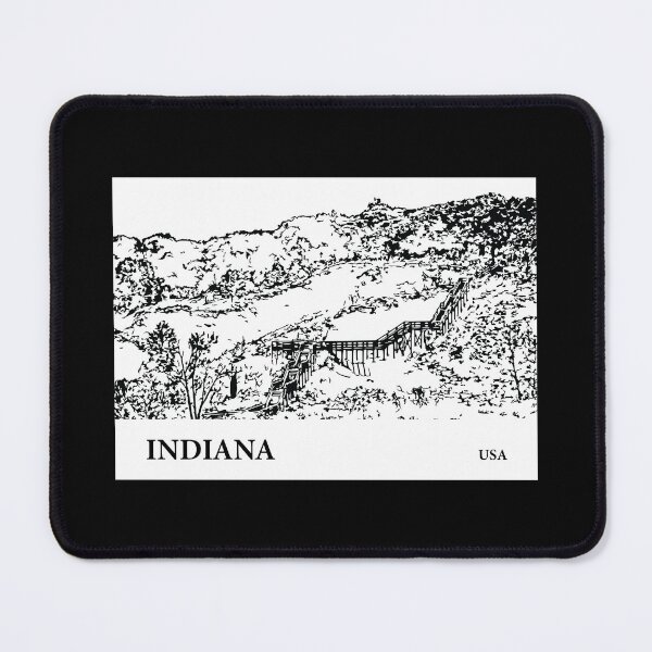 Item preview, Indiana USA designed and sold by Lakeric Cityscapes.