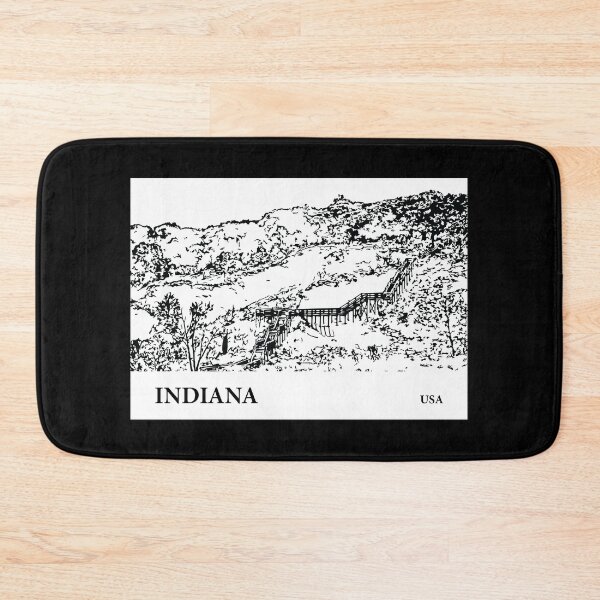 Item preview, Indiana USA designed and sold by Lakeric Cityscapes.