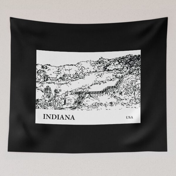 Item preview, Indiana USA designed and sold by Lakeric Cityscapes.