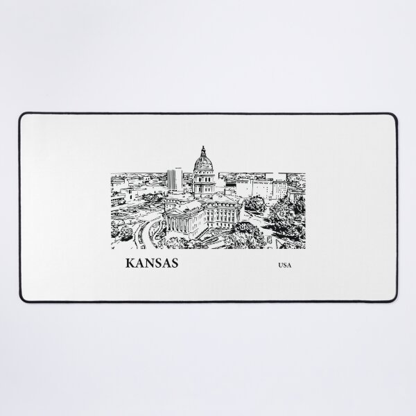 Item preview, Kansas State USA designed and sold by Lakeric Cityscapes.