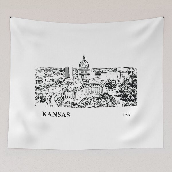 Item preview, Kansas State USA designed and sold by Lakeric Cityscapes.