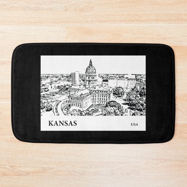 Item preview, Kansas State USA designed and sold by Lakeric Cityscapes.