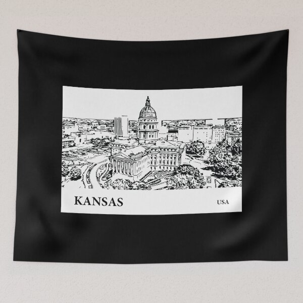 Item preview, Kansas State USA designed and sold by Lakeric Cityscapes.