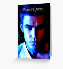 The Vampire Diaries - Stefan Salvatore - Paul Wesley Greeting Card