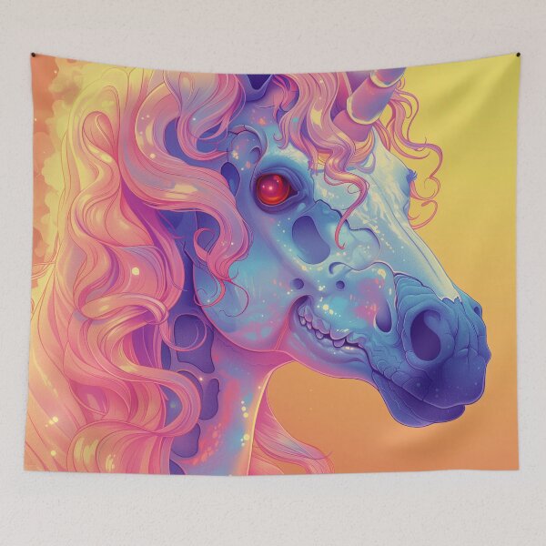 Item preview, Zombiecorn unicorn zombie undead halloween designed and sold by aikdreams.