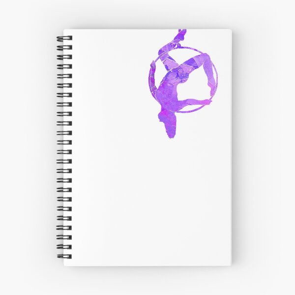 Item preview, Aerial Hoop Back Bendy Top-Bar Delilah Silhouette Purple designed and sold by KotasCreations.