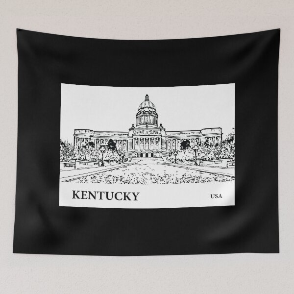 Item preview, Kentucky State USA designed and sold by Lakeric Cityscapes.