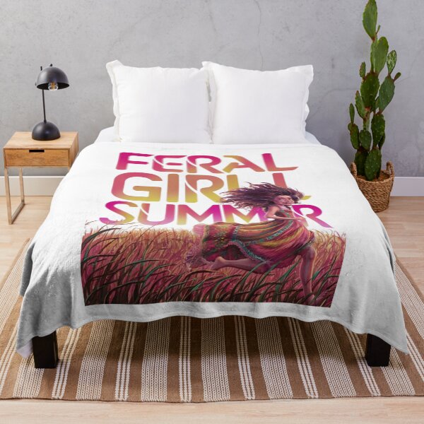 Item preview, Feral Girl Summer T-Shirt designed and sold by Peter Stawicki.