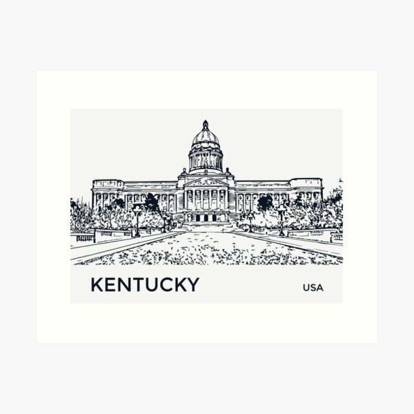Item preview, Kentucky State USA designed and sold by Lakeric.