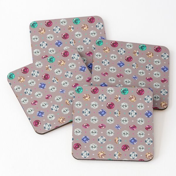 Item preview, Seamless Jewellery pattern with emeralds and rubies, elegant aesthetic  designed and sold by Ajax90.