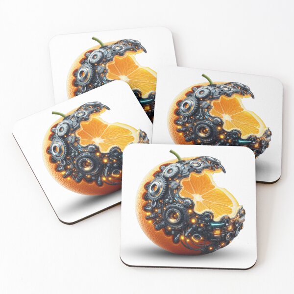 Item preview, Mechanical Eden: The Biomechanical Fruit Series - Orange designed and sold by MiszungART.