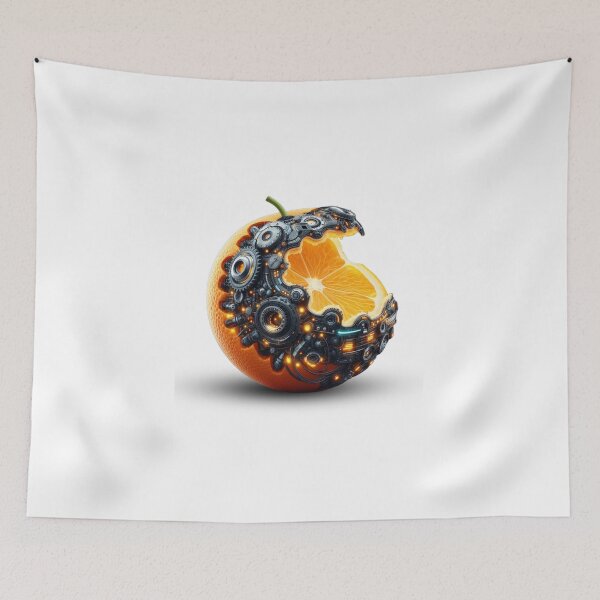 Item preview, Mechanical Eden: The Biomechanical Fruit Series - Orange designed and sold by MiszungART.