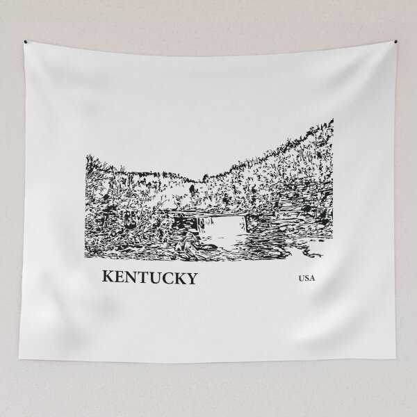 Artikelvorschau, Kentucky USA entworfen und verkauft von Lakeric Cityscapes.