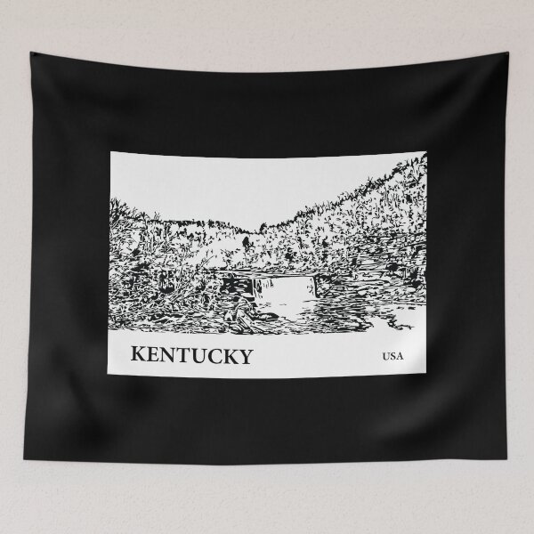 Artikelvorschau, Kentucky USA entworfen und verkauft von Lakeric Cityscapes.