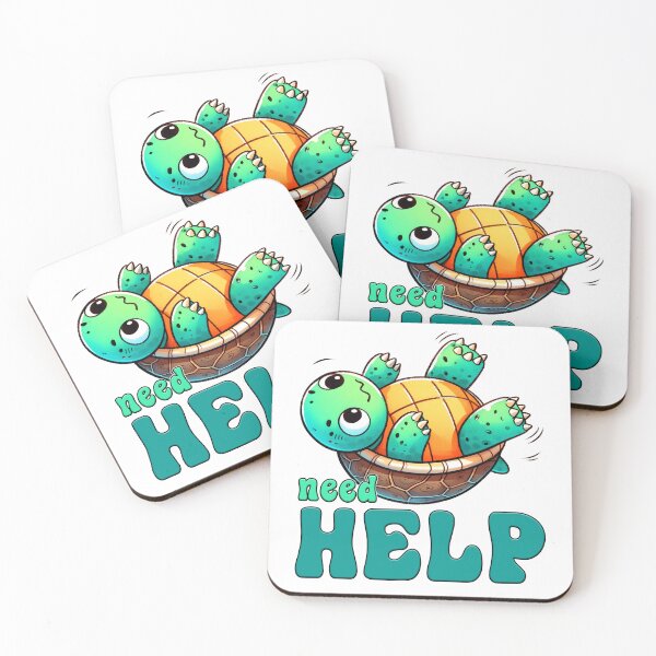 Item preview, Need help - Funny Turtle Quote designed and sold by Kidzz.