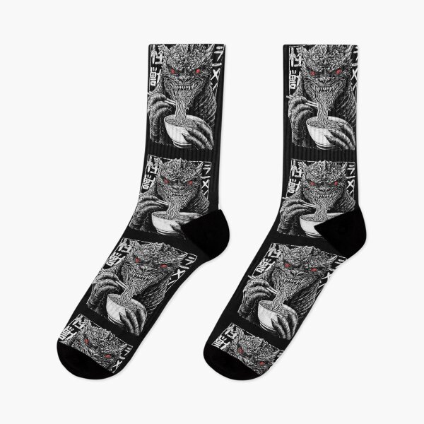 Item preview, Japanese Kaiju Eating Ramen (white) designed and sold by Margival.
