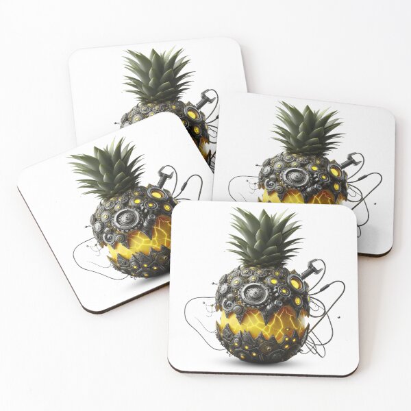 Item preview, Mechanical Eden: The Biomechanical Fruit Series - Pineapple designed and sold by MiszungART.