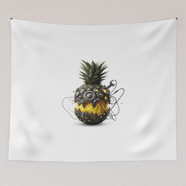 Item preview, Mechanical Eden: The Biomechanical Fruit Series - Pineapple designed and sold by MiszungART.