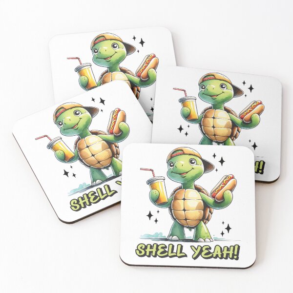 Item preview, Shell yeah ! - Funny Turtle Quote designed and sold by Kidzz.