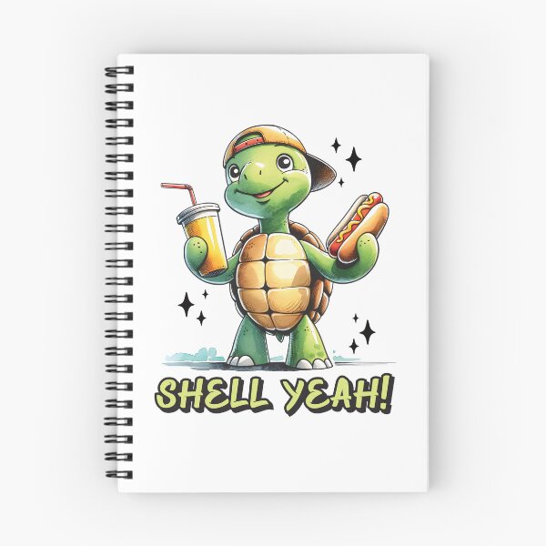 Item preview, Shell yeah ! - Funny Turtle Quote designed and sold by Kidzz.