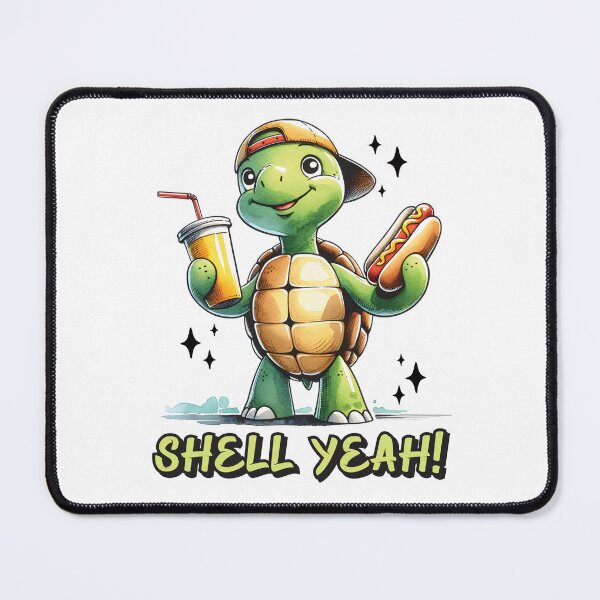 Item preview, Shell yeah ! - Funny Turtle Quote designed and sold by Kidzz.