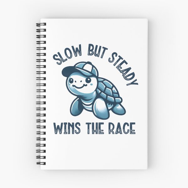 Item preview, Slow but steady wins the race - Funny Turtle Quote designed and sold by Kidzz.