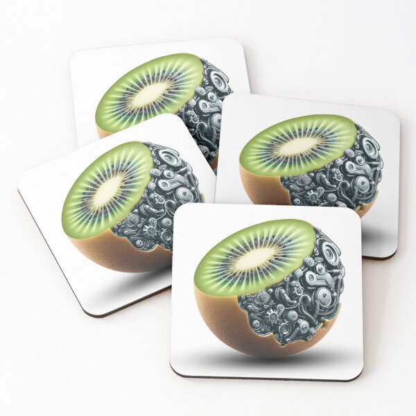 Item preview, Mechanical Eden: The Biomechanical Fruit Series - Kiwi designed and sold by MiszungART.