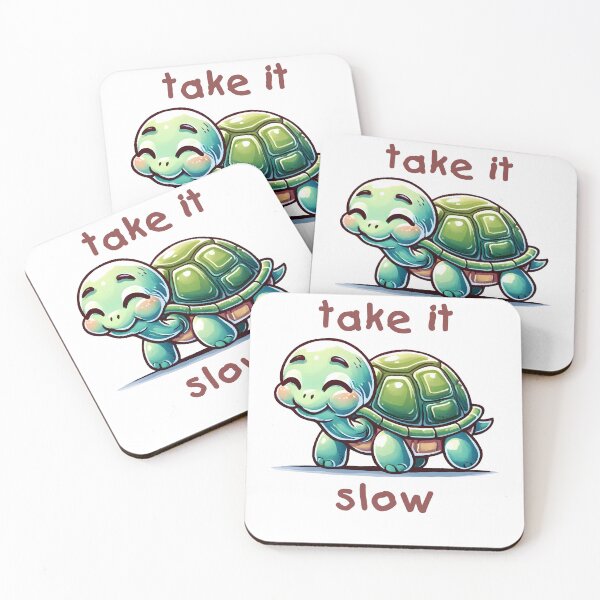 Item preview, Take it slow - Funny Turtle Quote designed and sold by Kidzz.