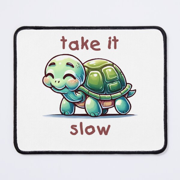 Item preview, Take it slow - Funny Turtle Quote designed and sold by Kidzz.