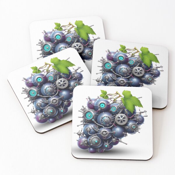 Item preview, Mechanical Eden: The Biomechanical Fruit Series - Grape designed and sold by MiszungART.