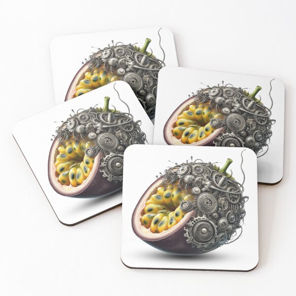 Item preview, Mechanical Eden: The Biomechanical Fruit Series - Passion Fruit designed and sold by MiszungART.