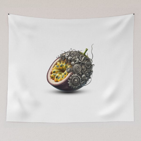 Item preview, Mechanical Eden: The Biomechanical Fruit Series - Passion Fruit designed and sold by MiszungART.